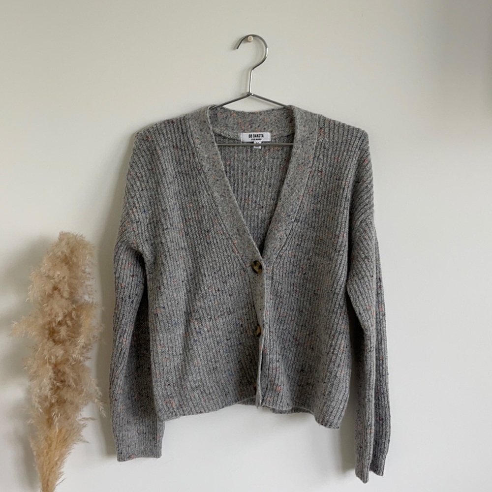 BB Dakota Steve Madden Grey Cardigan